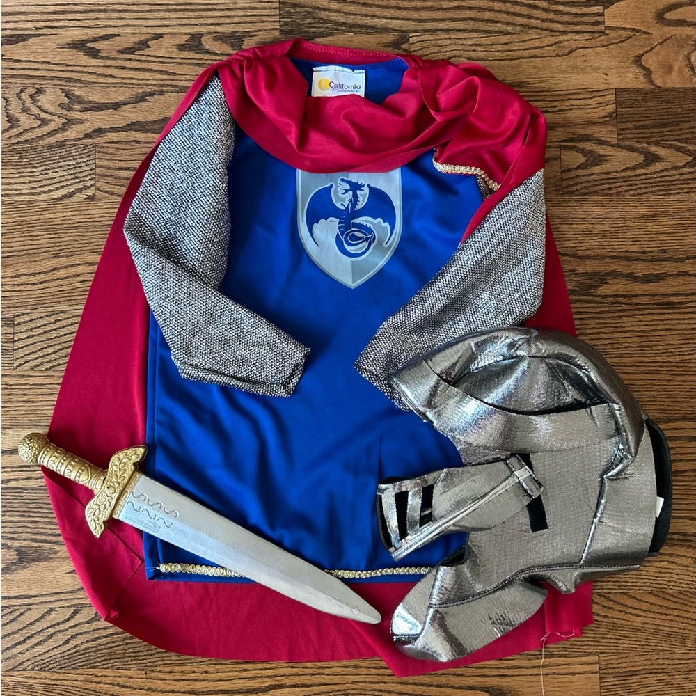 California Creation -Toddler Knight Costume Size 4T